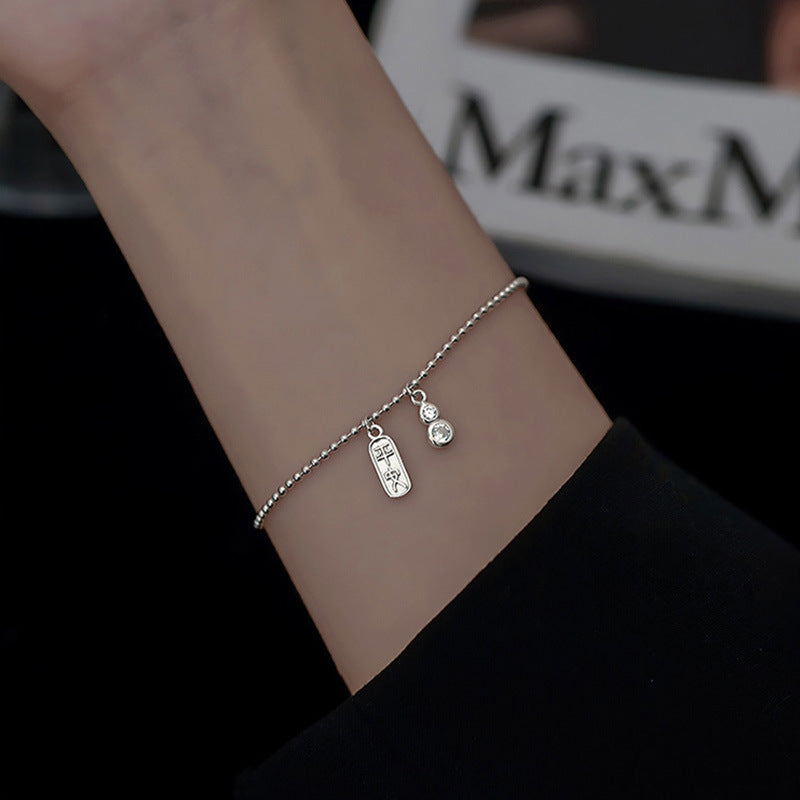 Wholesale Love Tassel Zircon Bracelet